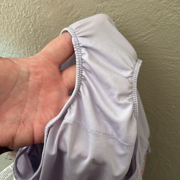 Girls' Adidas Aeroready Pink/Purple Ombré Shorts, Medium (10/12) - Picture 7 of 7